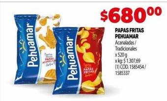 Makro Papas fritas pehuamar oferta