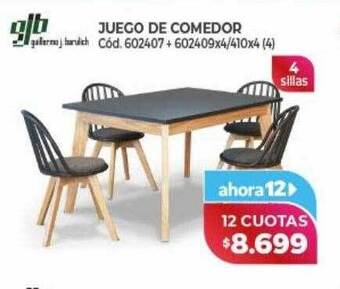 Naldo Lombardi Juego de comedor gjb oferta