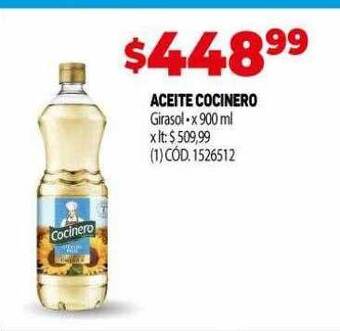 Makro Aceite cocinero oferta