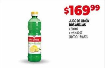 Makro Jugo de limón dos anclas oferta