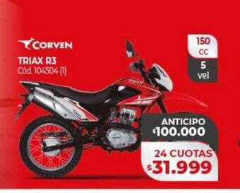 Naldo Lombardi Corven triax r3 oferta