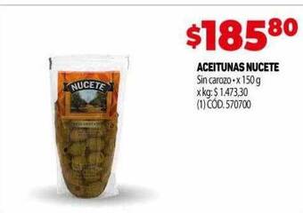 Makro Aceitunas nucete oferta
