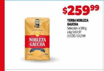 Makro Yerba nobleza gaucha oferta