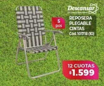 Naldo Lombardi Descansar reposera plegable cintas oferta