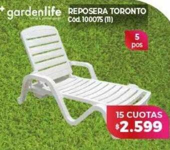 Naldo Lombardi Gardenlife reposera toronto oferta