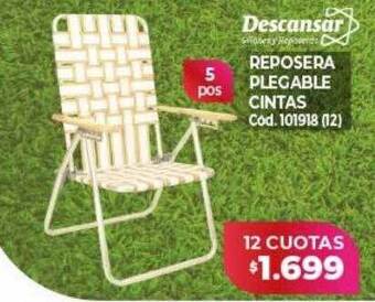 Naldo Lombardi Descansar reposera plegable cintas oferta