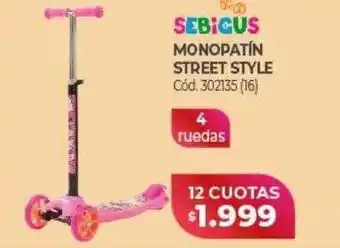 Naldo Lombardi Monopatin street style sebicus oferta