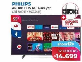 Naldo Lombardi Philips android tv pud7406 77 oferta