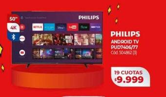 Naldo Lombardi Philips android tv pud7406 77 oferta