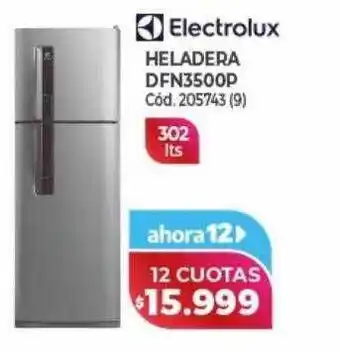 Naldo Lombardi Electrolux heladera dfn3500p oferta