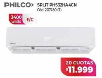 Naldo Lombardi Philco split phs32ha4cn oferta