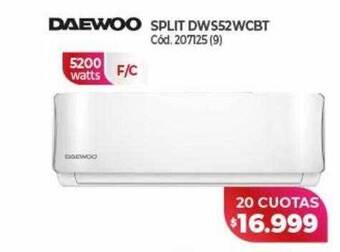 Naldo Lombardi Daewoo split dws52wcbt oferta