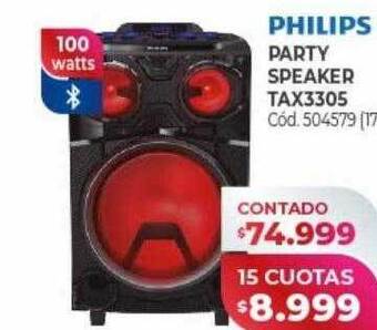 Naldo Lombardi Philips party speaker tax3305 oferta