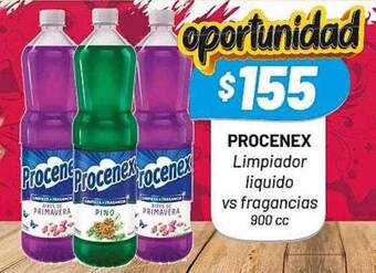 Almacor Procenex limpiador liquido vs fragancias 900 cc oferta