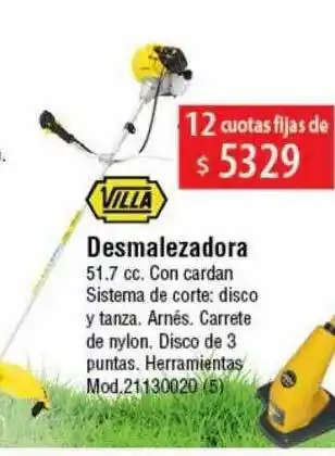 Desmalezadora villa