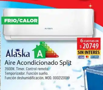 Casa Silvia Alaska aire acondicinado split oferta
