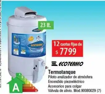 Casa Silvia Ecotermo termotanque oferta