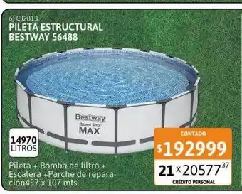 Cetrogar Pileta estructural bestway 56488 oferta