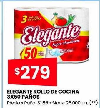 Changomas Elegante rollo de cocina 3x50 paños oferta