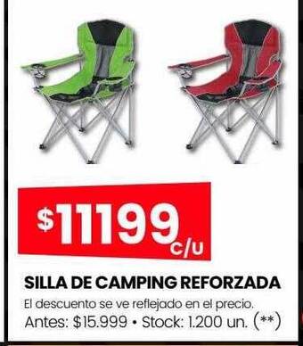 Changomas Silla de camping reforzada oferta