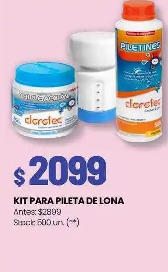 Changomas Kit para pileta de lona oferta