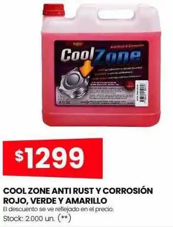 Changomas Cool zone anti rust y corrosión rojo verde y amarillo oferta
