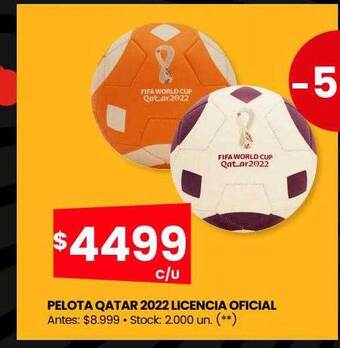 Changomas Pelota qatar 2022 licencia oficial oferta