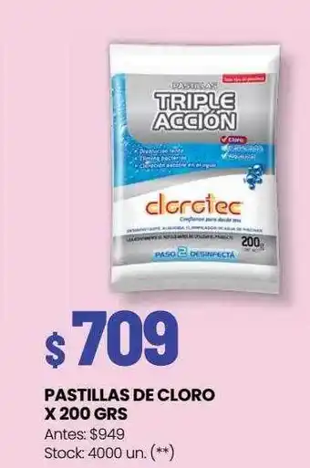 Changomas Pastillas de cloro oferta