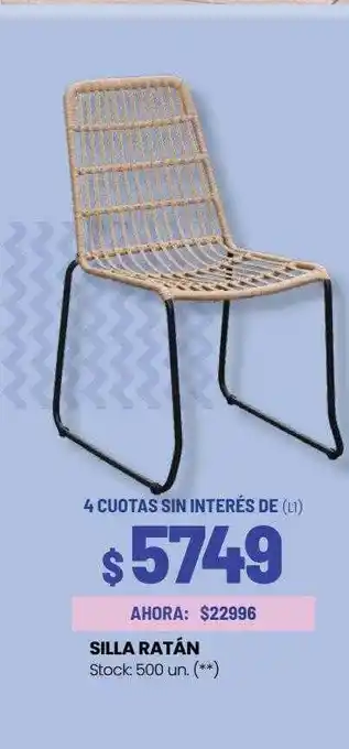 Changomas Silla ratán oferta