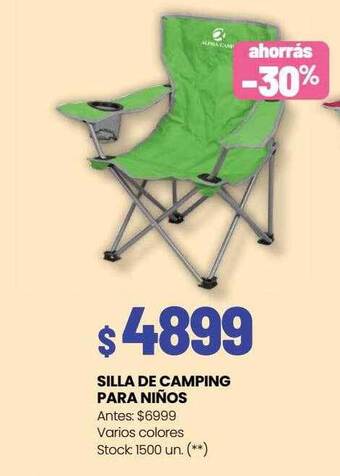 Changomas Silla de camping para niños oferta