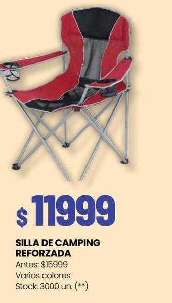 Changomas Silla de camping reforzada oferta