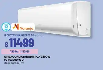 Changomas Aire acondicionador rca 3200w ffc re3200fc ui oferta