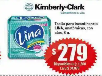 Cooperativa Obrera Toalla para incotinencia lina anatómicas con alas oferta