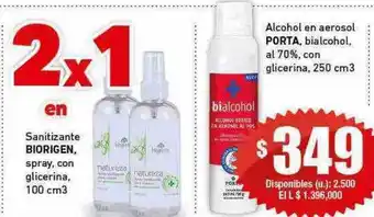Cooperativa Obrera Alcohol en aerosol porta bialcohol al 70% con glicerina oferta