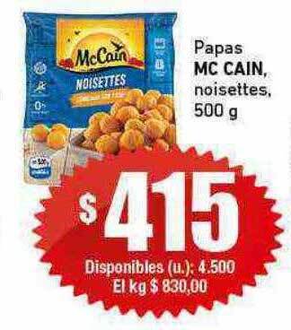Cooperativa Obrera Papas mc cain noisettes oferta