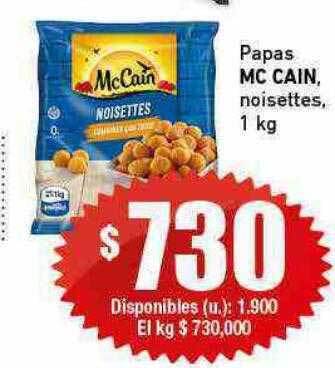 Cooperativa Obrera Papas mc cain noisettes oferta