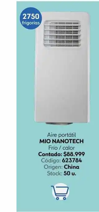 Coppel Aire portátil mio monotech oferta