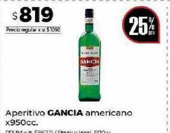 Disco Aperitivo gancia americano oferta