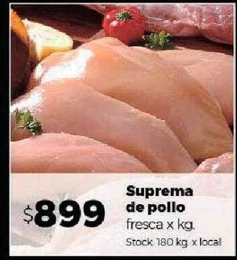 Disco Suprema de pollo fresca x kg oferta