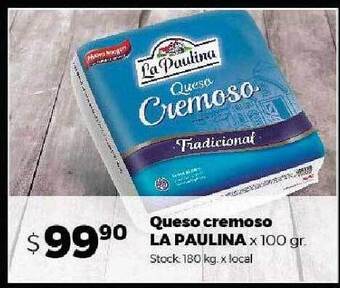 Disco Queso cremoso la paulina oferta