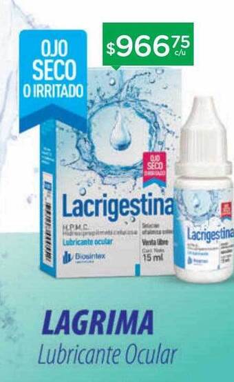 Lagrima lubricante ocular
