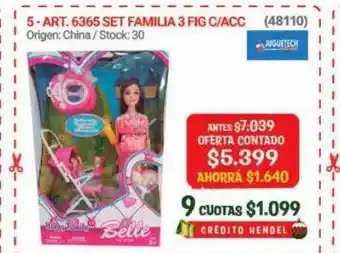 Set familia 3 fig c acc juguetech