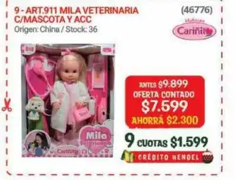 Mila veterinaria c mascota y acc cariñito