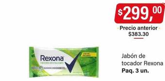 Supermercados Damesco Jabón de tocador rexona oferta