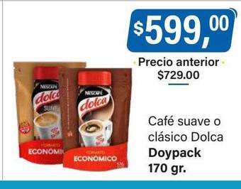 Supermercados Damesco Café suave o clásico dolca oferta