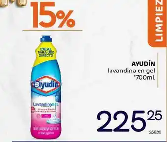 Supermercados Monarca Ayudín lavandina en gel oferta