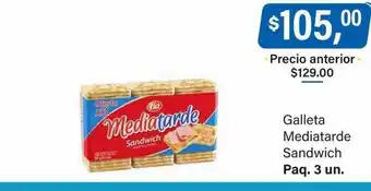 Supermercados Damesco Galleta mediatarde sandwich oferta