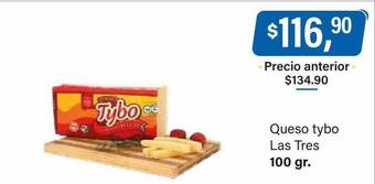 Supermercados Damesco Queso tybo las tres oferta