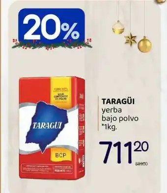 Supermercados Monarca Taragüi yerba bajo polvo oferta