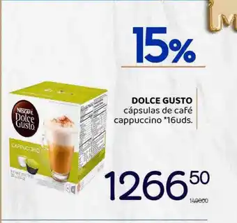 Dolce gusto cápsulas de café cappuccino 16